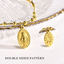 Lade das Bild in den Galerie-Viewer, Silberarmband mit Mutter Gottes Medaille
